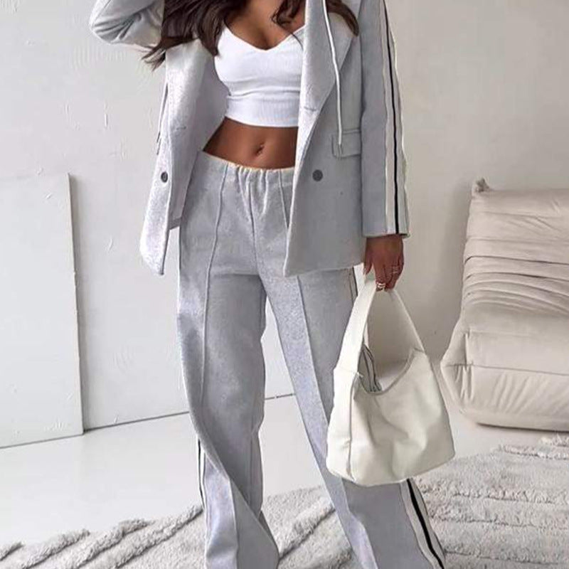 Two-piece pants suit