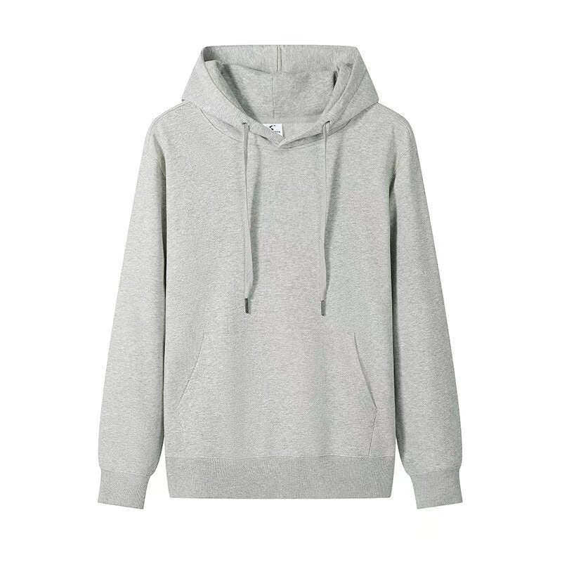 Cotton hoodie with cotton hood