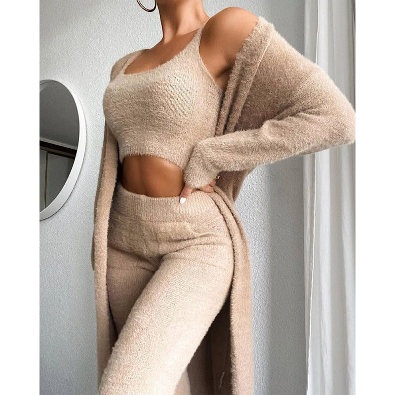 Warm and Stylish 3-Piece Lounge Wear