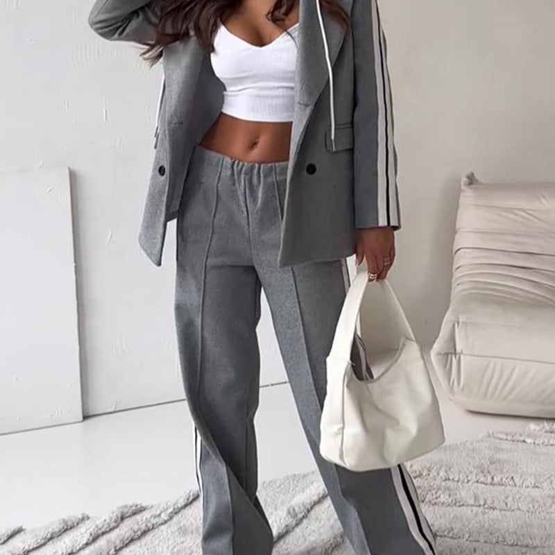 Two-piece pants suit